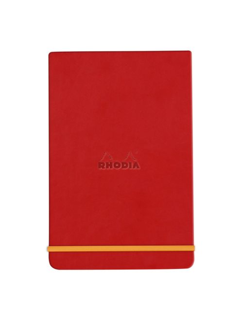 Rhodia notebook with hard boards 9x14cm - Poppy
