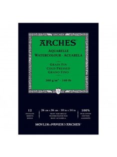 Arches hidegen sajtolt akvarellpapír 26x36cm, 100% pamut