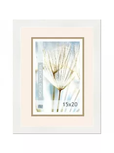 Wooden frame Quadro white – 15x20cm