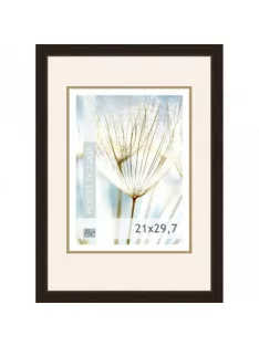 Wooden frame Quadro dark brown - A4
