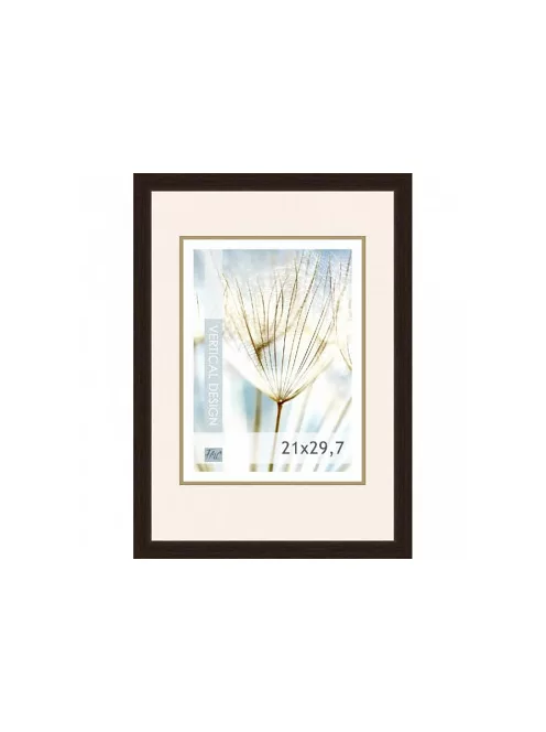 Wooden frame Quadro dark brown - A4