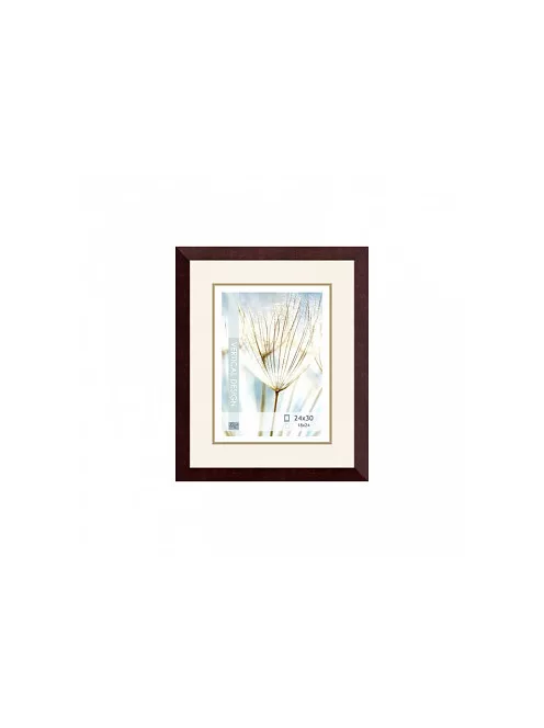 Avon dark brown wooden frame - 24x30cm
