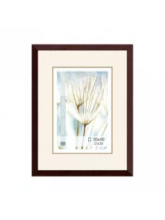 Avon dark brown wooden frame - 30x40cm