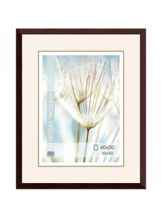 Avon dark brown wooden frame - 40x50cm