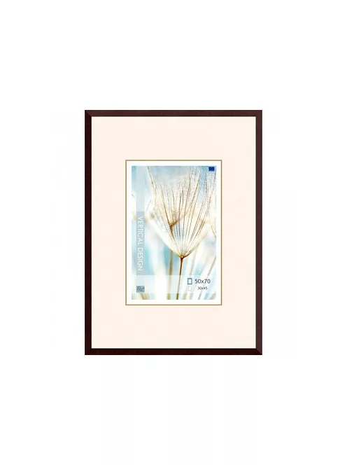 Avon dark brown wooden frame - 50x70cm