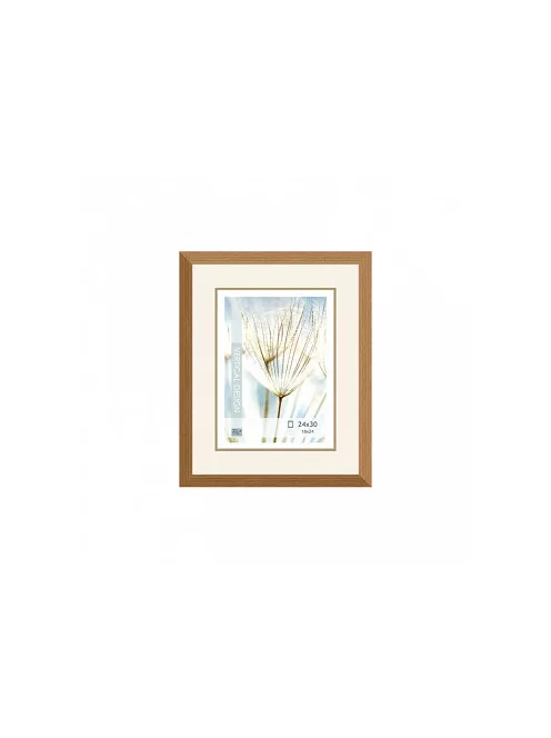 Brown wooden frame SW 08 - 24x30cm