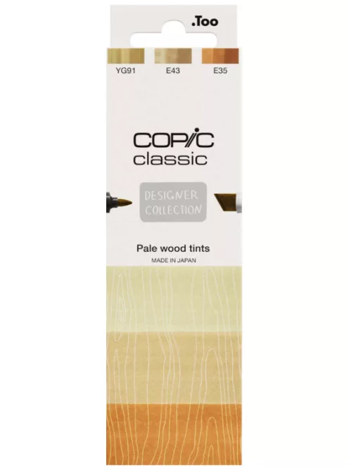 Jelölő készlet Copic Classic 3db Halvány wood árnyalatok