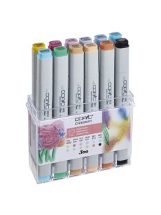 Copic Classic marker készlet 12 db-os pasztell árnyalatok