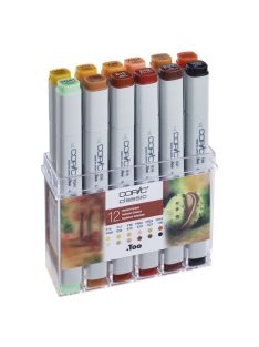 Copic Classic 12 db-os őszi árnyalatú filctollkészlet