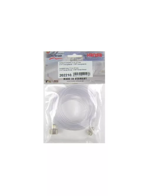 H&S csatlakozó cső 2.5 m (1/4'' - 1/8'') egyenes