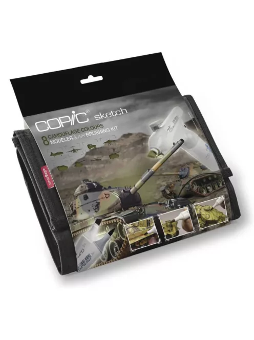 Marker készlet Copic Sketch 8 db tolltartó terep színek