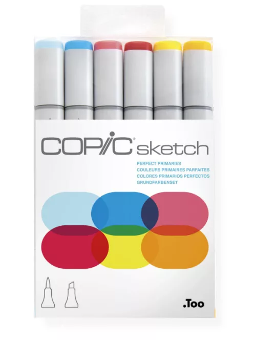 Copic Sketch szett 6 db Perfect Primaries