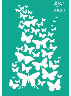 Stencil repeatable self-adhesive A4  28