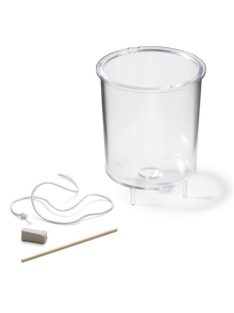 Műanyag gyertyaöntő forma - henger 80x60mm