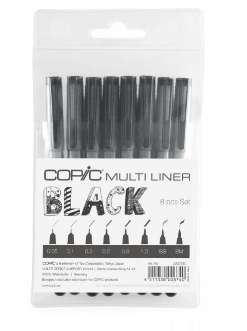 Set of liners Copic 8 pcs