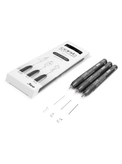 Liner készlet Copic Multiliner 3 db – 0.05-0.3 mm