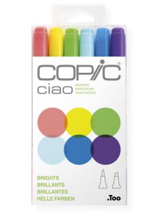 Copic Ciao 6 db-os Brights készlet
