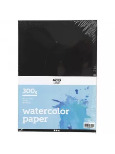 Watercolor black paper A4 10 sheets 230g