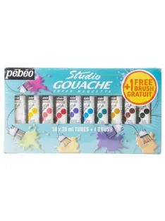 Gouache festékkészlet Pébéo 10x20ml