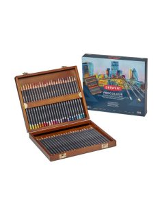 Derwent Procolour színes ceruzakészlet, 48 db, fa dobozban