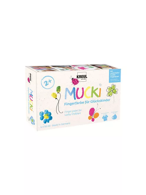 Mucki finger paints 6x50ml