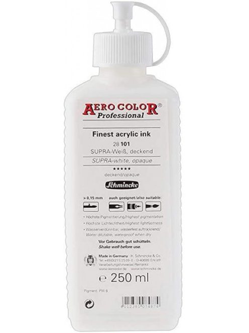 Schmincke Aerocolor 250 ml – 101 szuprafehér, átlátszatlan