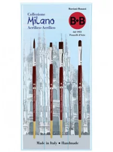 Milano brush set for acrylic