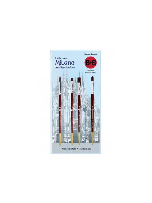 Milano brush set for acrylic