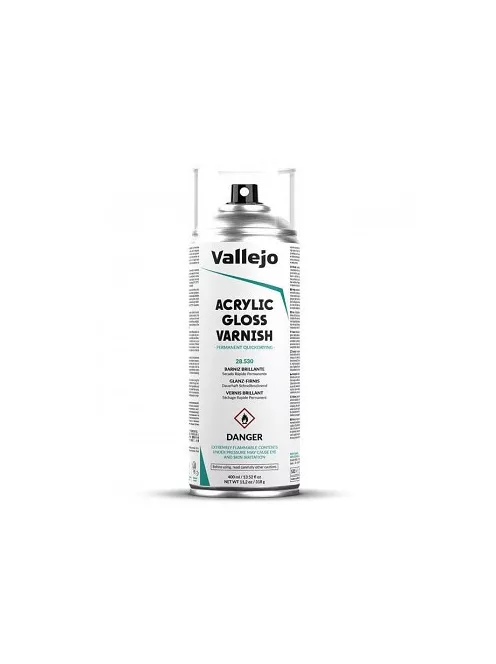 Fényes spray lakk Vallejo 400ml