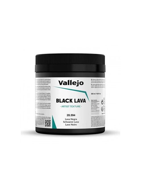 Vallejo Black Lava 500ml black paste
