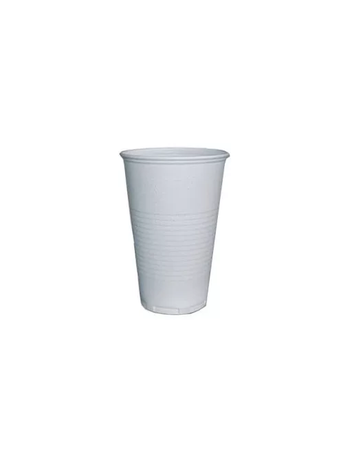 Műanyag eldobható pohár 100 db 0.3l