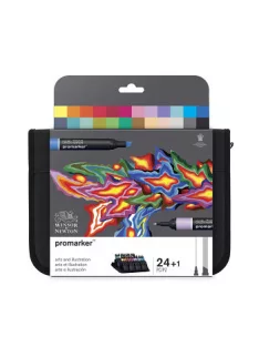   WN Promarker 24 darabos Wallet Arts and Illustration marker készlet