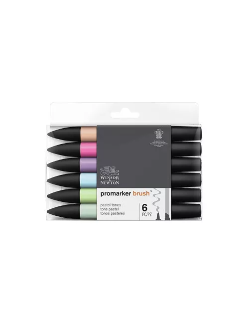 Ecset marker készlet WN Promarker 6 db Pastel Tones
