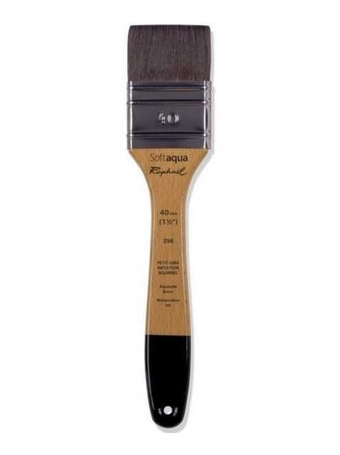 Raphael Softaqua flat watercolor brush méret 40