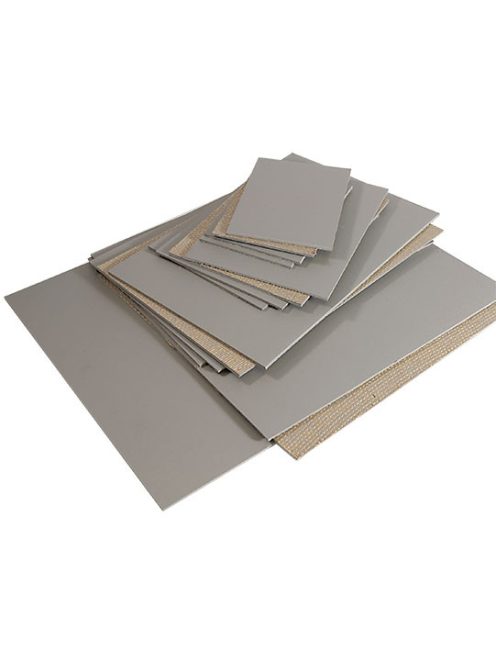 Linó linómetszethez szürke - 7.5x7.5cm