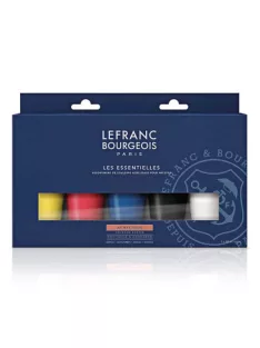 Lefranc acrylic paint set 5x80ml