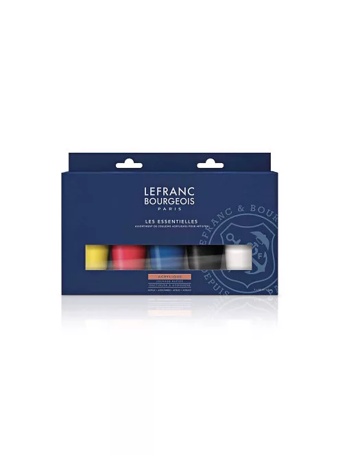 Lefranc acrylic paint set 5x80ml