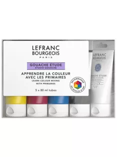 Iskolai gouache festék készlet Lefranc 5x80ml