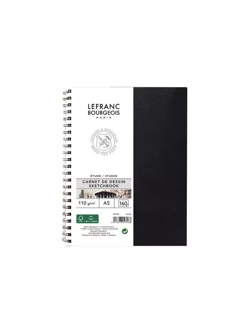 Lefranc Sketchbook Pad A5 spiral binding