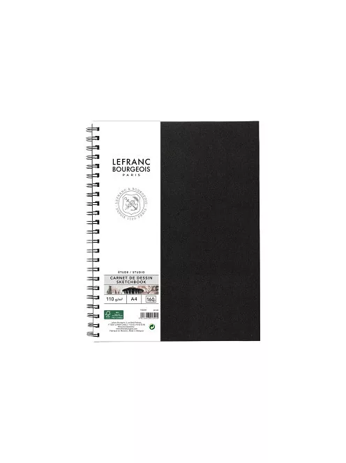 Pad Lefranc Sketchbook A4 spiral binding