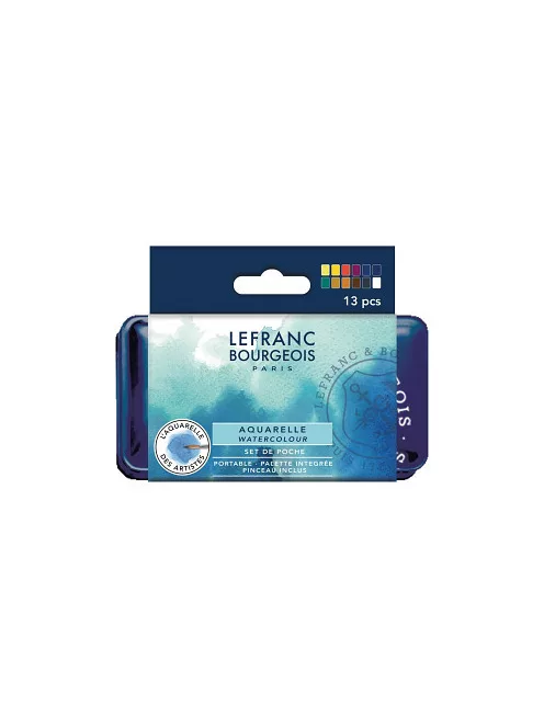 Vízfesték készlet Lefranc 12 db