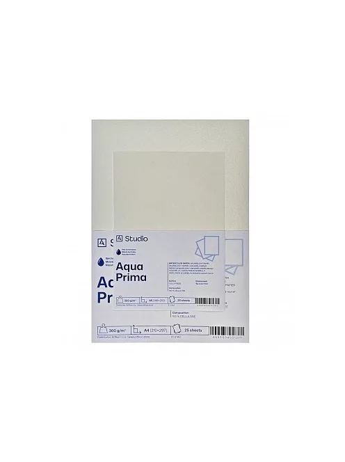 Watercolour paper Aqua Prima 300g A2, 25 sheets