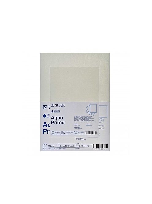 Akvarell papír Aqua Prima 300g 30x40cm, 25 lap