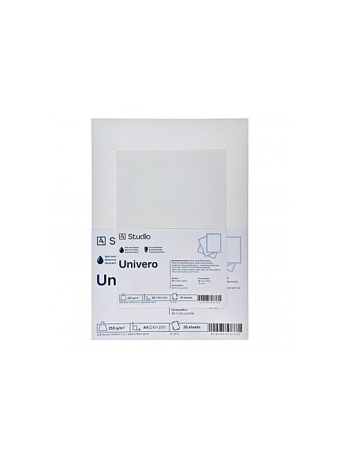 Vegyes média papír Univero 250g A5, 25 lap