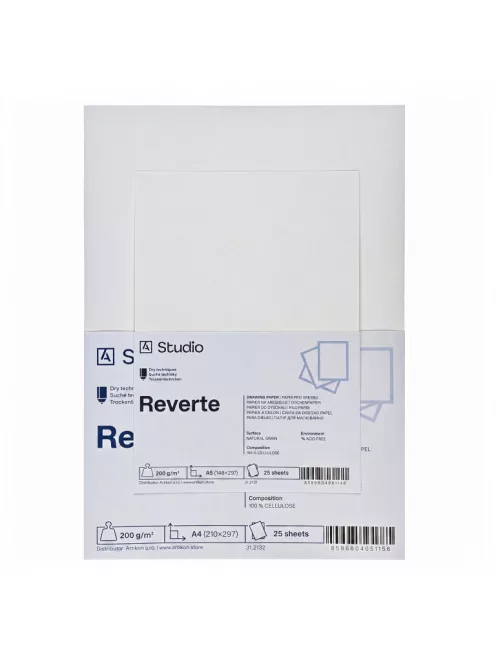Reverte Recycled drawing paper 90g 30x40cm, 25 sheets