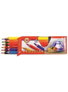Koh-i-noor Triocolor színes ceruzakészlet, 12 db-os
