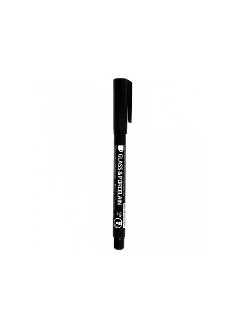 fekete marker for glass and porcelain thin
