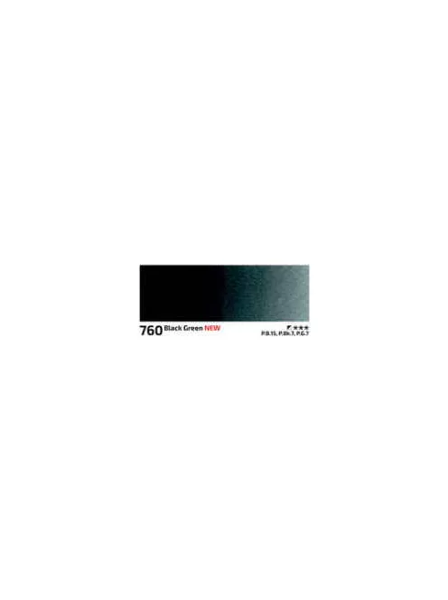Akvarell festék Rosa 10ml – 760 black green