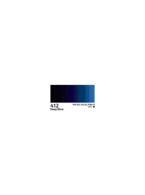 Akril festék Rosa 200ml – 412 deep blue