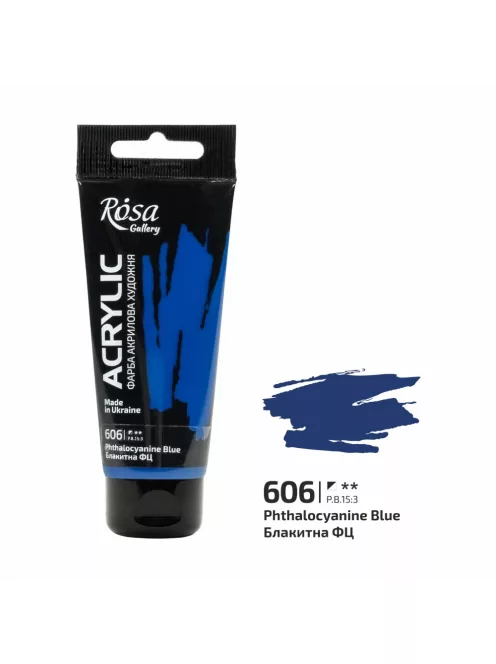 Akril festék Rosa 60ml – 606 phthalocyanine kék
